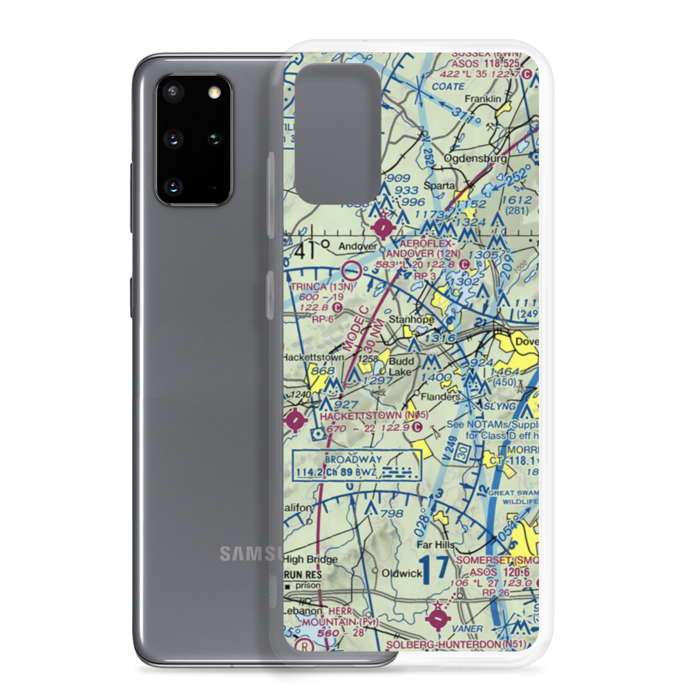 Fla-Net Airport (0NJ5) VFR Sectional Samsung Case Samsung Galaxy S20 Plus model shown