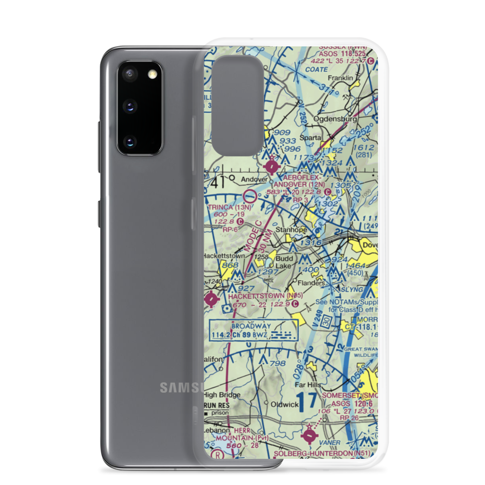 Fla-Net Airport (0NJ5) VFR Sectional Samsung Case Samsung Galaxy S20 model shown