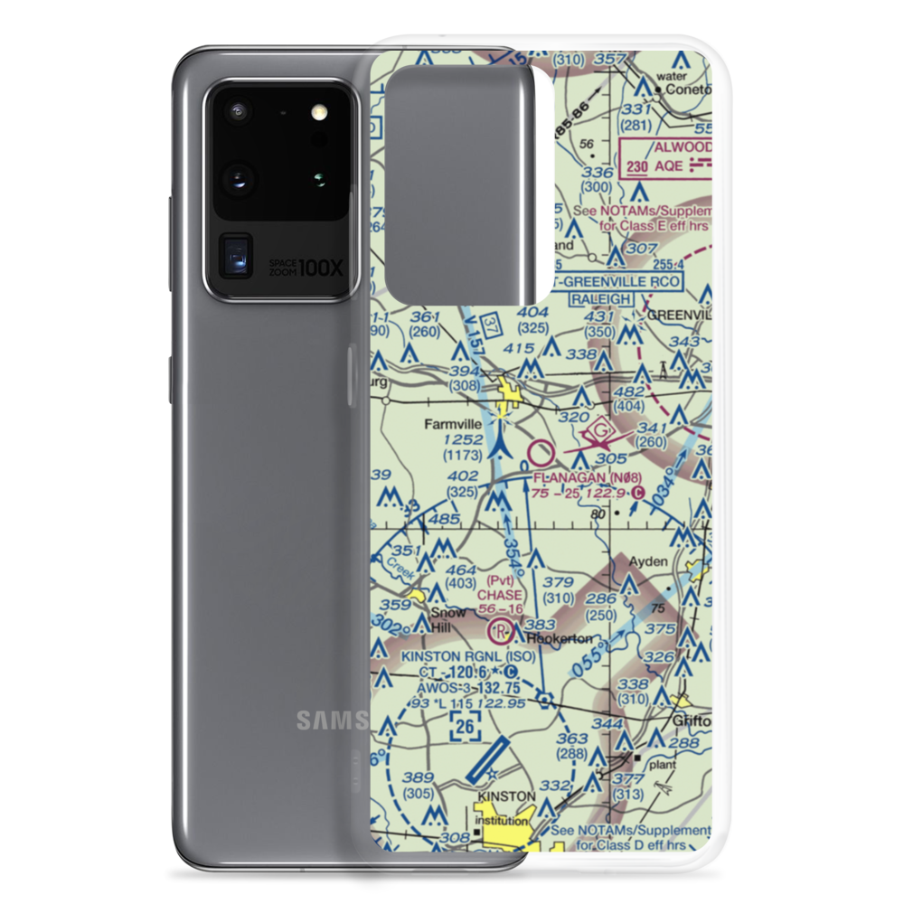 Flanagan Field (N08) VFR Sectional Samsung Case Samsung Galaxy S20 Ultra model shown