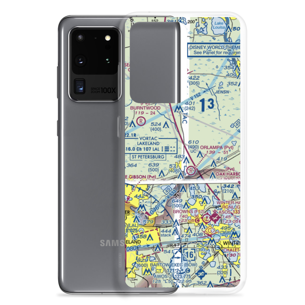 Flanders Field (4FD7) VFR Sectional Samsung Case Samsung Galaxy S20 Ultra model shown