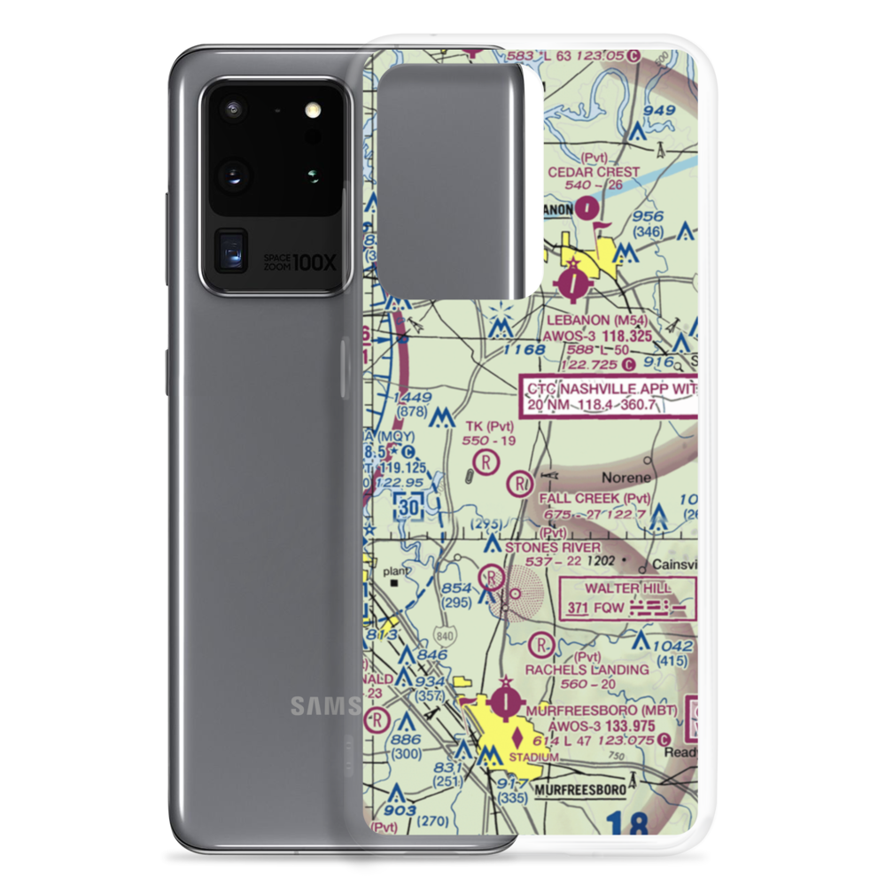 Flatwood Field (10TN) VFR Sectional Samsung Case Samsung Galaxy S20 Ultra model shown
