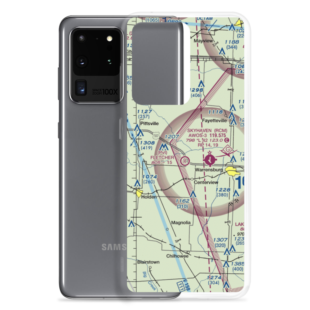 Fletcher Field (2MO0) VFR Sectional Samsung Case Samsung Galaxy S20 Ultra model shown