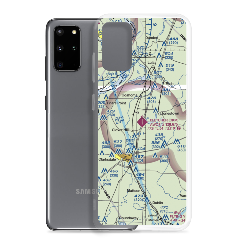 Fletcher Field (CKM) VFR Sectional Samsung Case Samsung Galaxy S20 Plus model shown