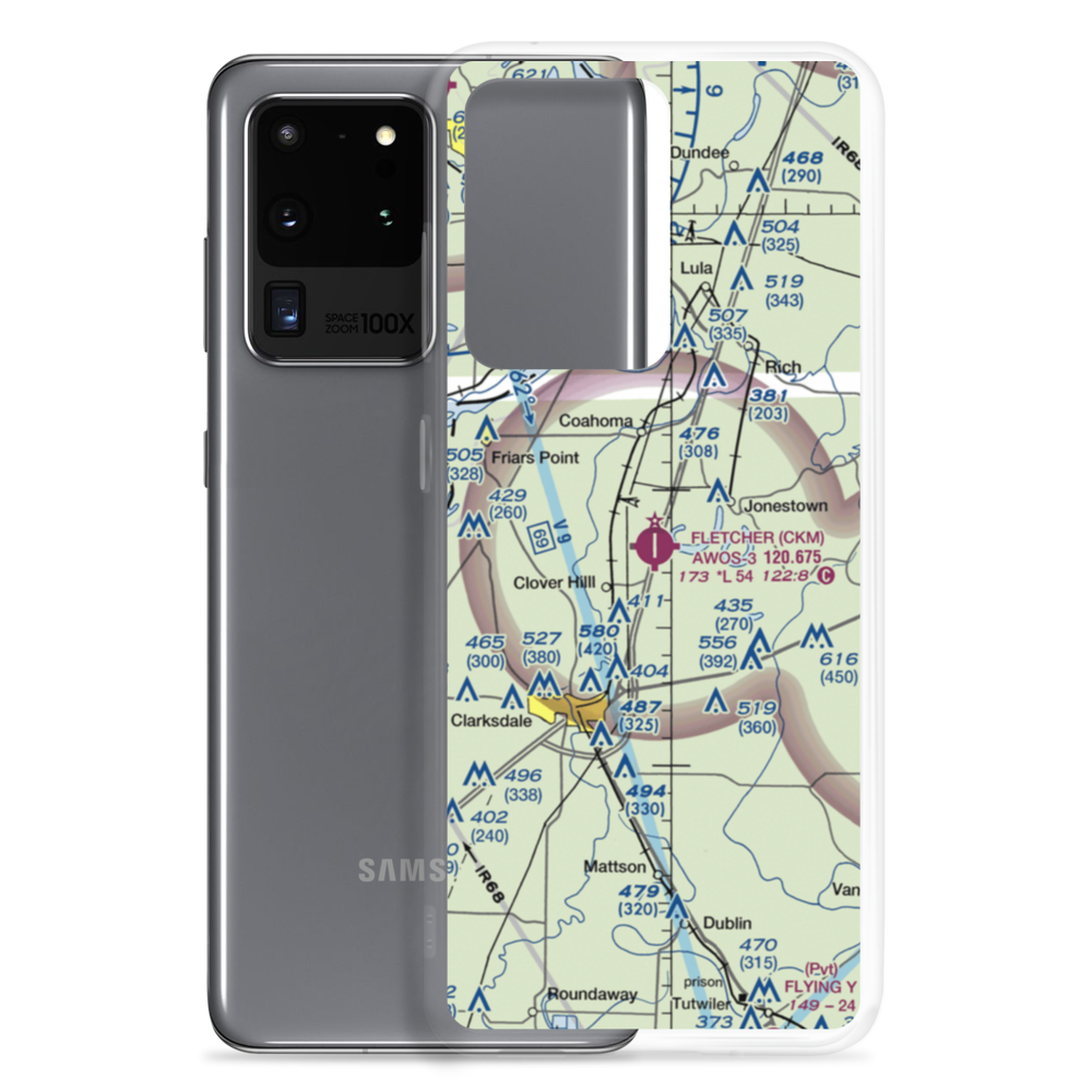 Fletcher Field (CKM) VFR Sectional Samsung Case Samsung Galaxy S20 Ultra model shown