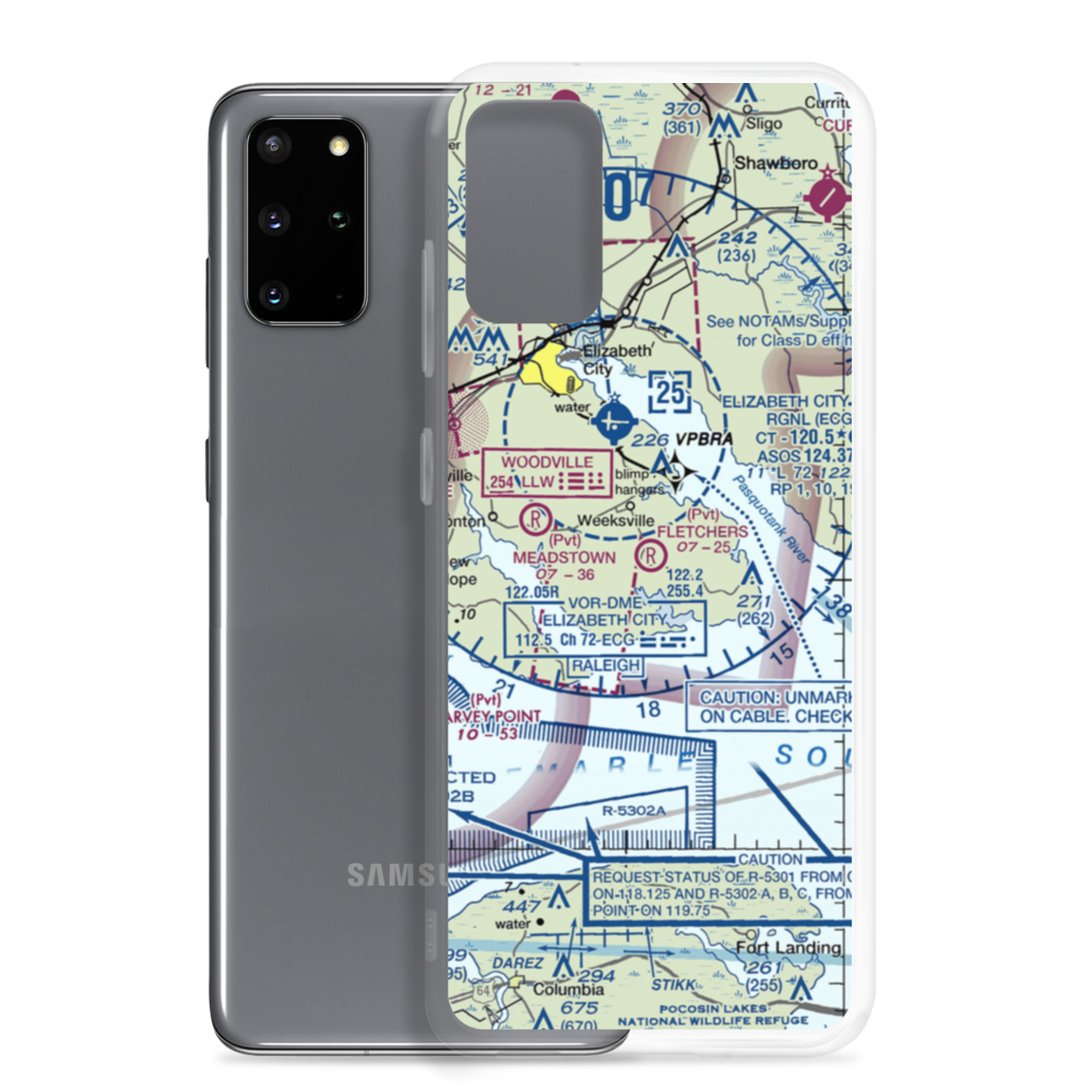 Fletcher's Airport (1NC3) VFR Sectional Samsung Case Samsung Galaxy S20 Plus model shown