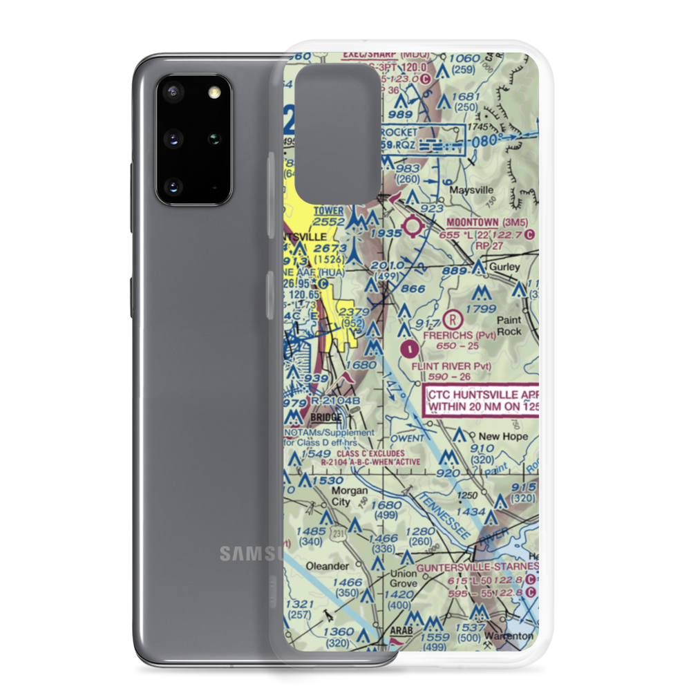 Flint River Ranch Airport (3AL8) VFR Sectional Samsung Case Samsung Galaxy S20 Plus model shown