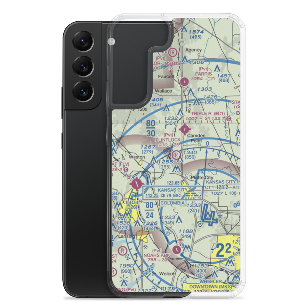Flintlock Field (7MO4) VFR Sectional Samsung Case Samsung Galaxy S22 Plus model shown