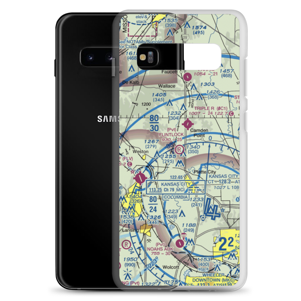 Flintlock Field (7MO4) VFR Sectional Samsung Case Samsung Galaxy S10+ model shown