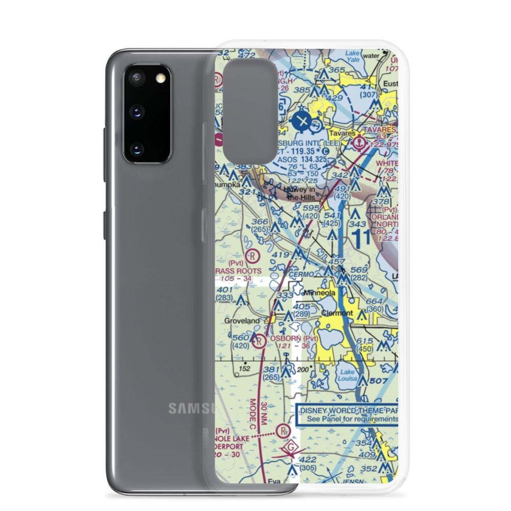 Florida Flying Gators Airport (3FD4) VFR Sectional Samsung Case Samsung Galaxy S20 model shown