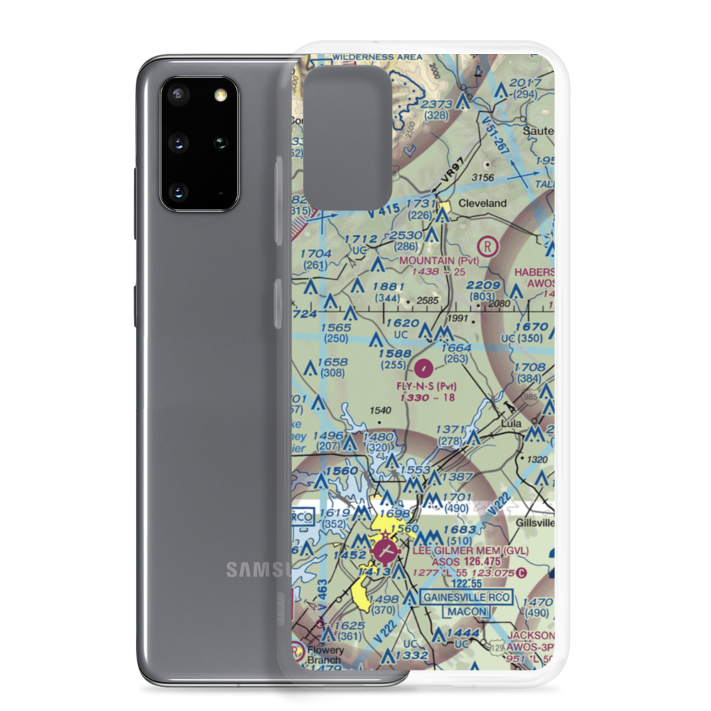 Fly-N-S Ranch Airport (GA09) VFR Sectional Samsung Case Samsung Galaxy S20 Plus model shown