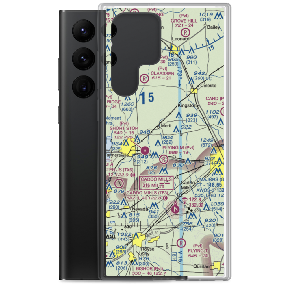 Fly-N-Ski Airport (31XS) VFR Sectional Samsung Case Samsung Galaxy S22 Ultra model shown