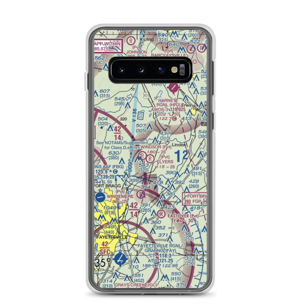 Flyers Airpark (9NC2) VFR Sectional Samsung Case Samsung Galaxy S10 model shown