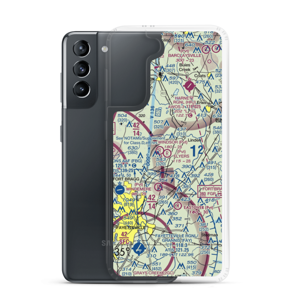 Flyers Airpark (9NC2) VFR Sectional Samsung Case Samsung Galaxy S21 model shown