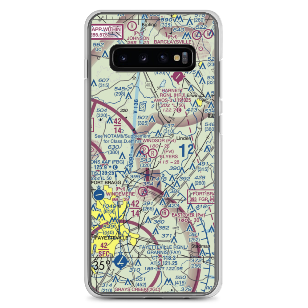 Flyers Airpark (9NC2) VFR Sectional Samsung Case Samsung Galaxy S10+ model shown