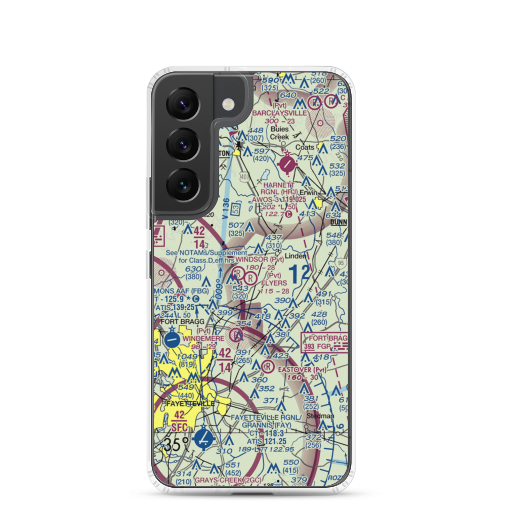 Flyers Airpark (9NC2) VFR Sectional Samsung Case Samsung Galaxy S22 model shown
