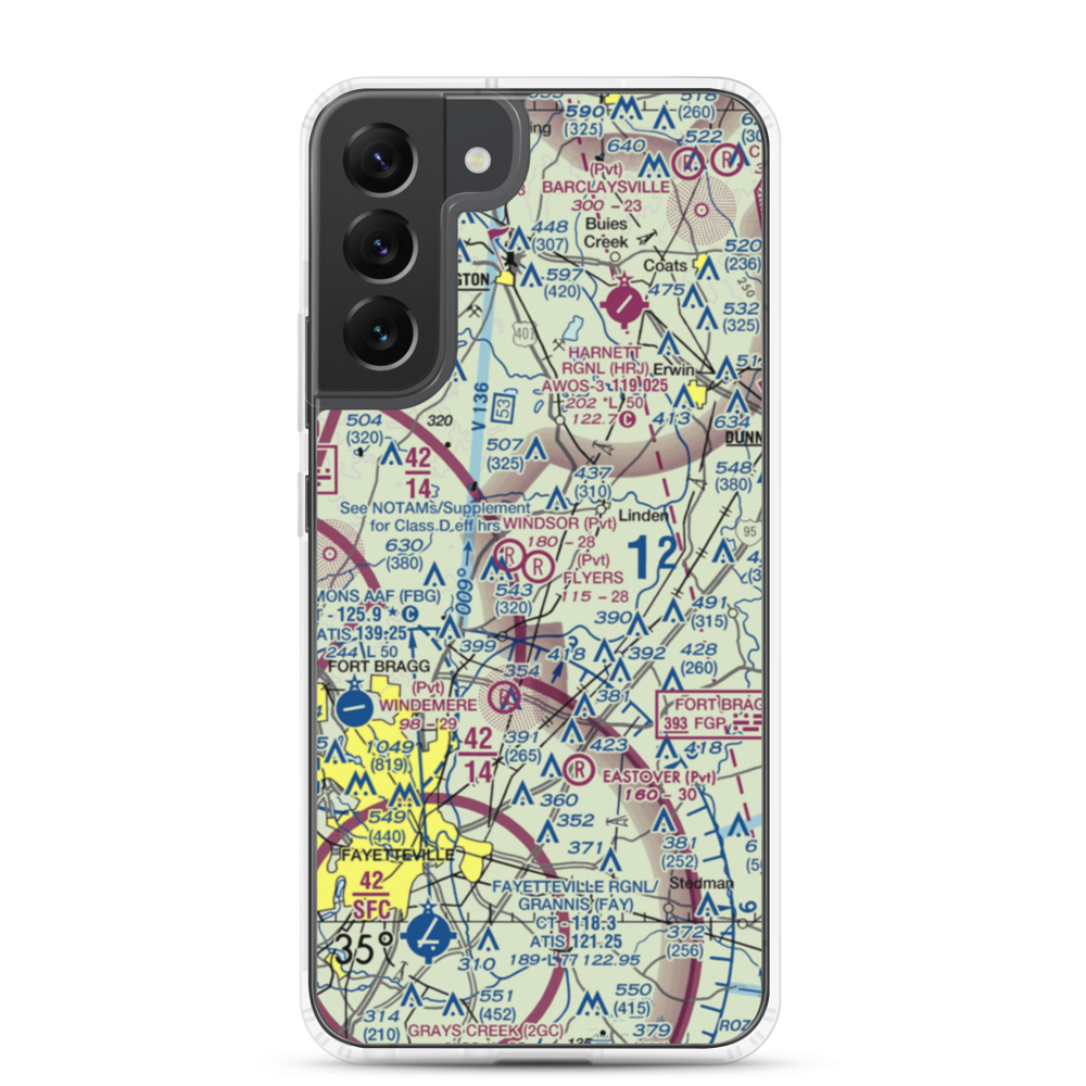 Flyers Airpark (9NC2) VFR Sectional Samsung Case Samsung Galaxy S22 Plus model shown