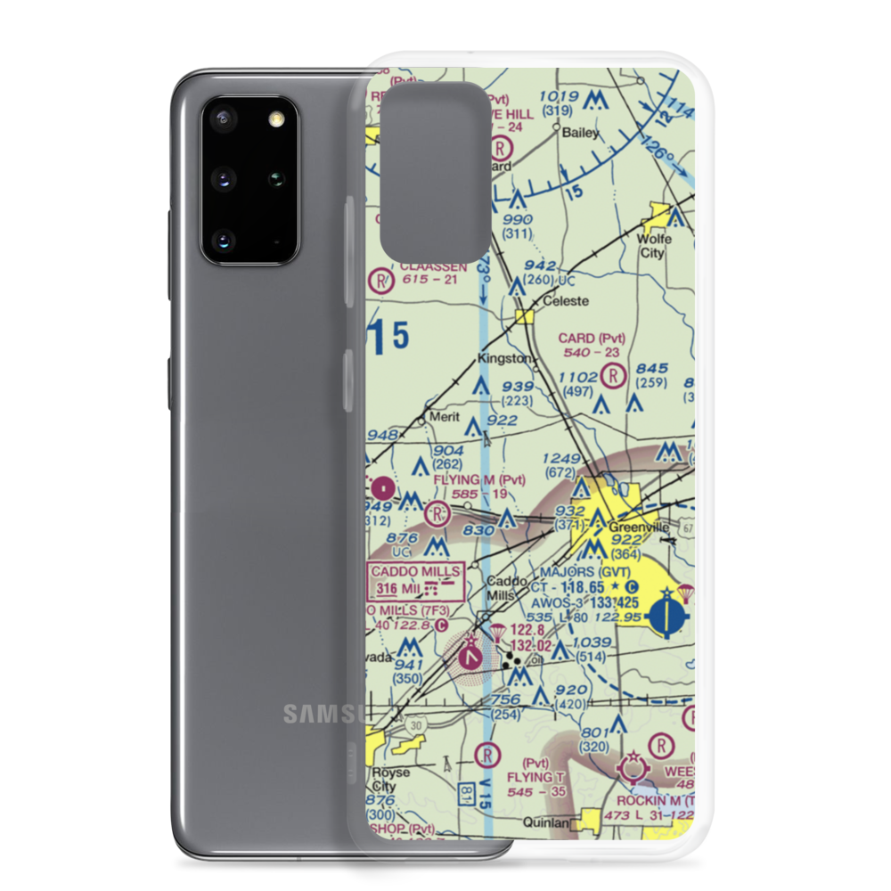 Flyers Field (31TS) VFR Sectional Samsung Case Samsung Galaxy S20 Plus model shown