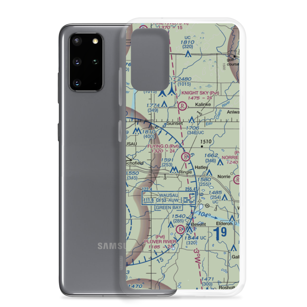 Flying 'O' Airport (3WI4) VFR Sectional Samsung Case Samsung Galaxy S20 Plus model shown