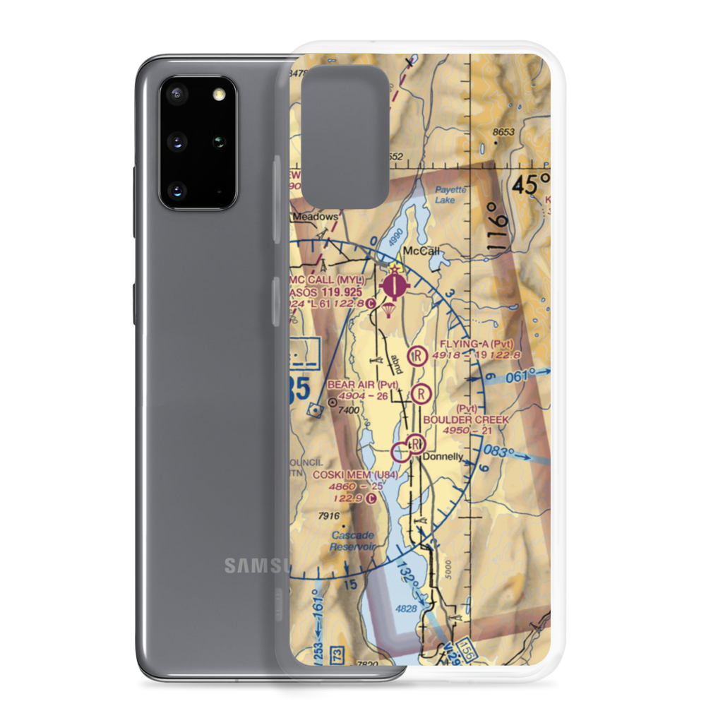 Flying A Ranch Airport (ID59) VFR Sectional Samsung Case Samsung Galaxy S20 Plus model shown