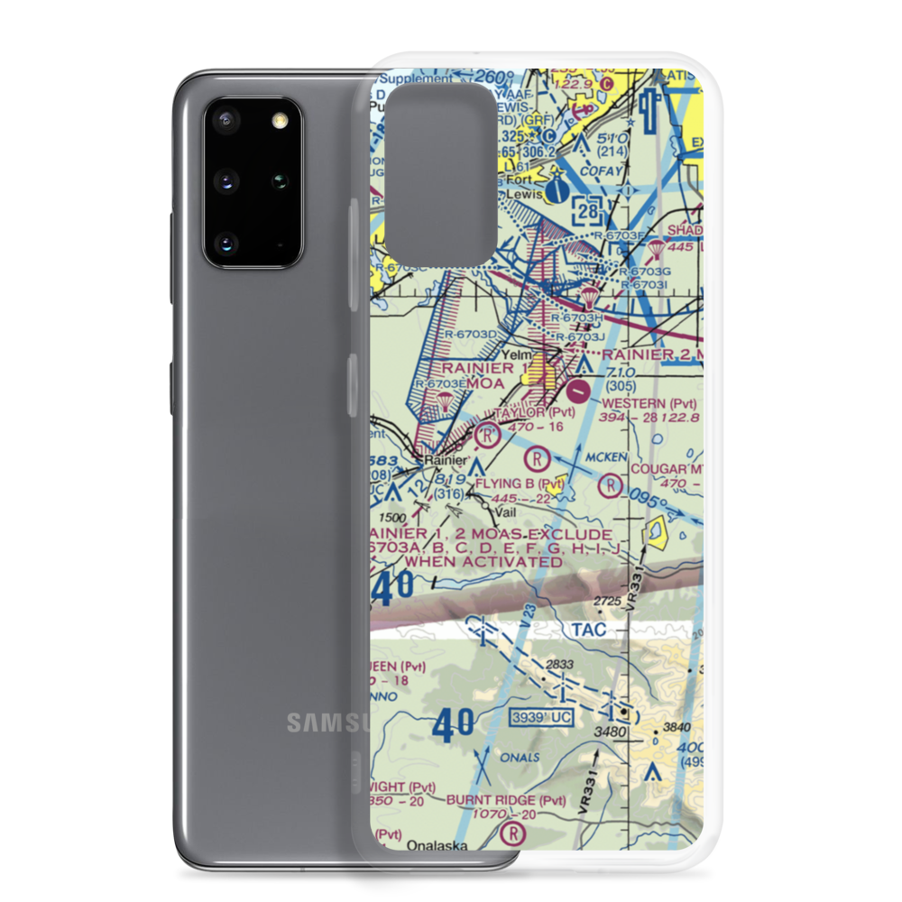 Flying B Airport (8WA0) VFR Sectional Samsung Case Samsung Galaxy S20 Plus model shown