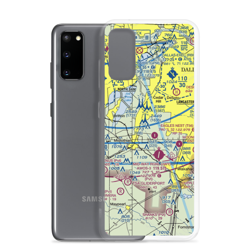 Flying B Ranch Airport (TS71) VFR Sectional Samsung Case Samsung Galaxy S20 model shown