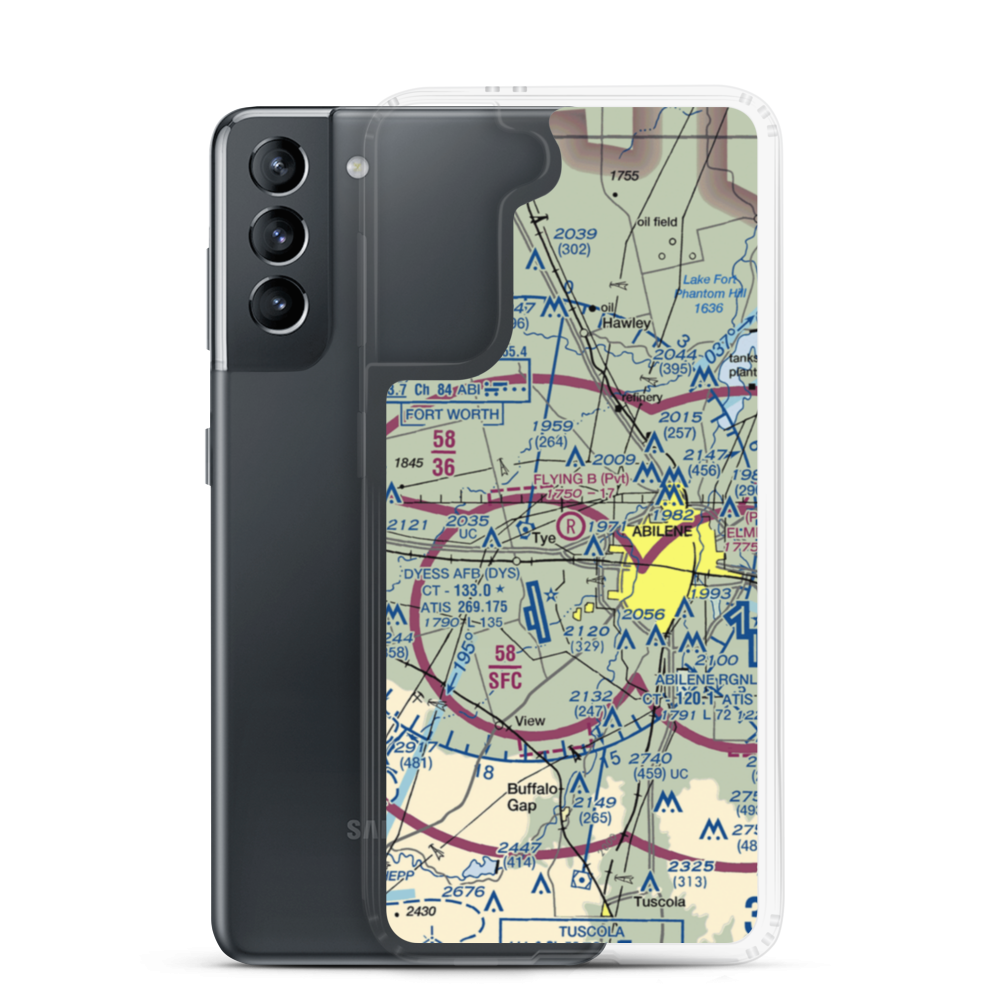 Flying B Ranch Airstrip (35TX) VFR Sectional Samsung Case Samsung Galaxy S21 model shown