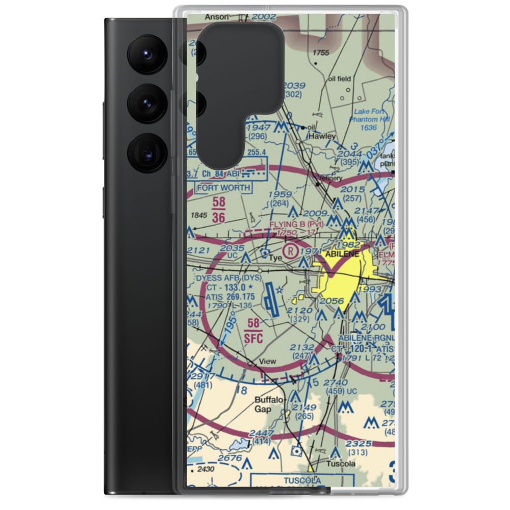 Flying B Ranch Airstrip (35TX) VFR Sectional Samsung Case Samsung Galaxy S22 Ultra model shown