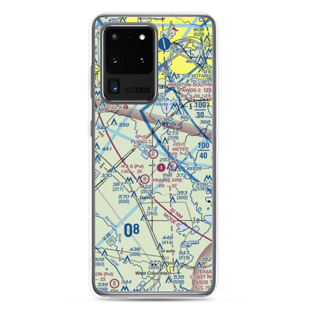Flying C Ranch Airport (XS25) VFR Sectional Samsung Case Samsung Galaxy S20 Ultra model shown