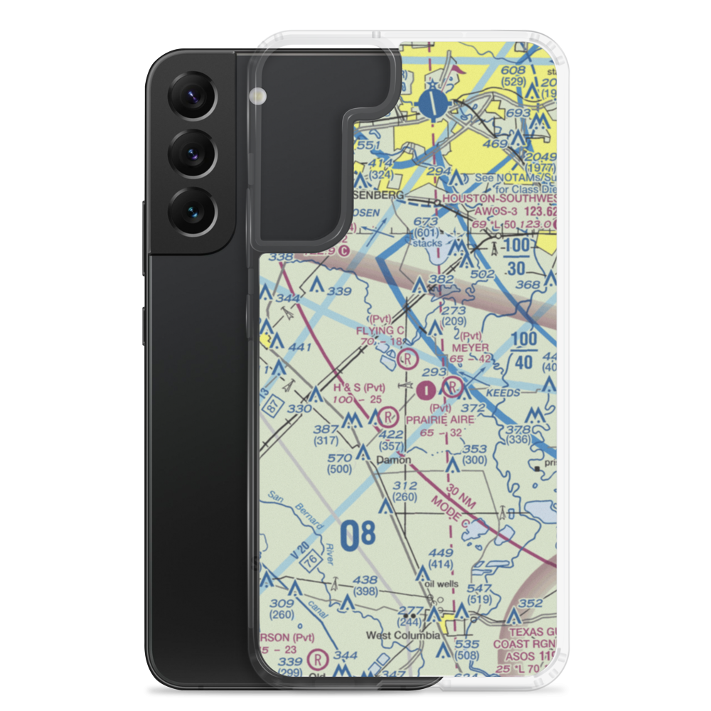 Flying C Ranch Airport (XS25) VFR Sectional Samsung Case Samsung Galaxy S22 Plus model shown