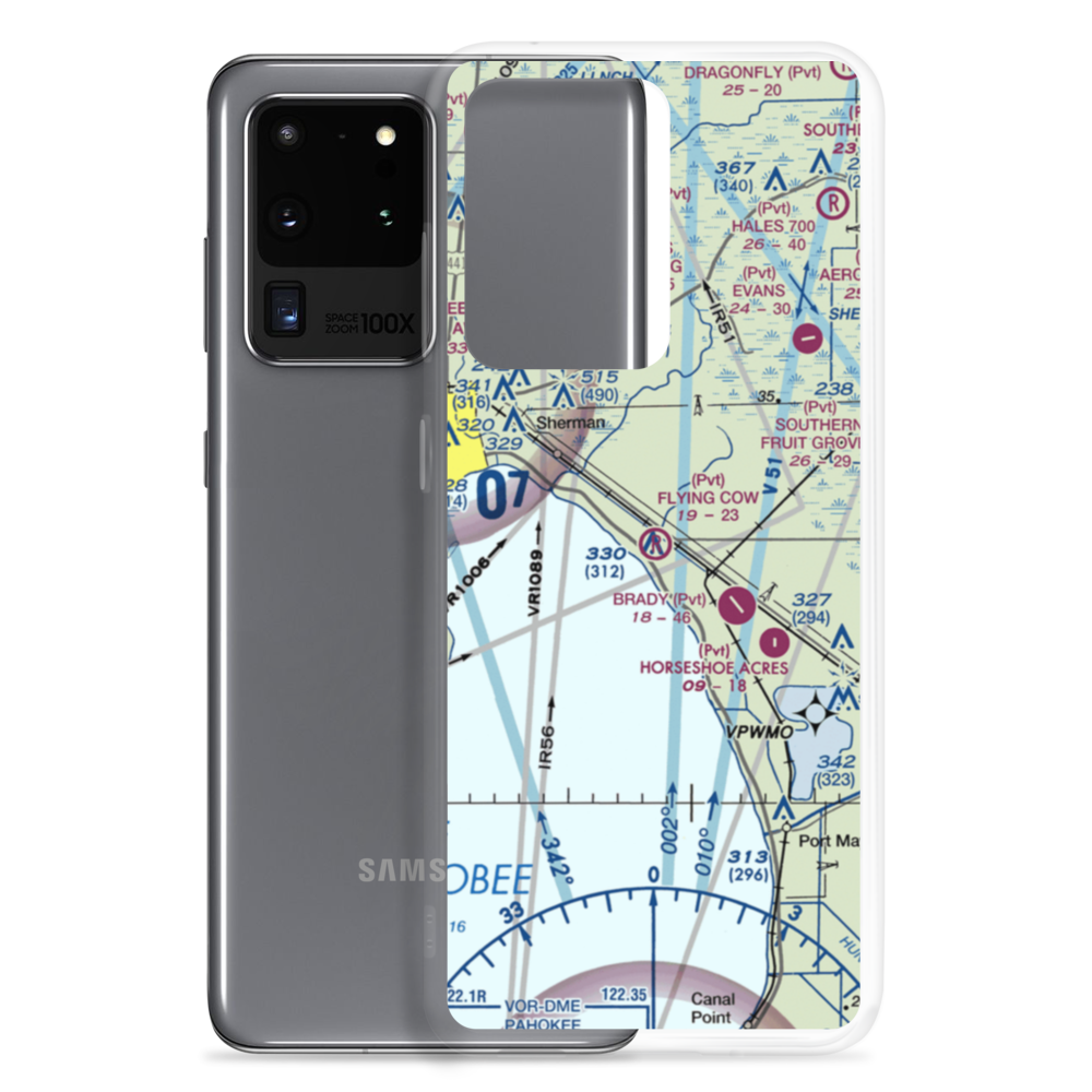 Flying Cow Air Ranch Airport (FD39) VFR Sectional Samsung Case Samsung Galaxy S20 Ultra model shown
