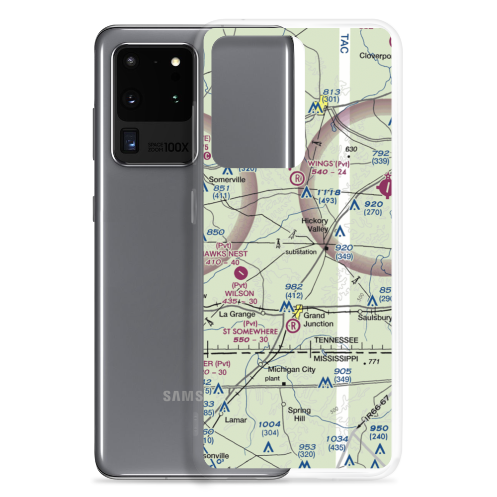 Flying D Airport (7TN5) VFR Sectional Samsung Case Samsung Galaxy S20 Ultra model shown