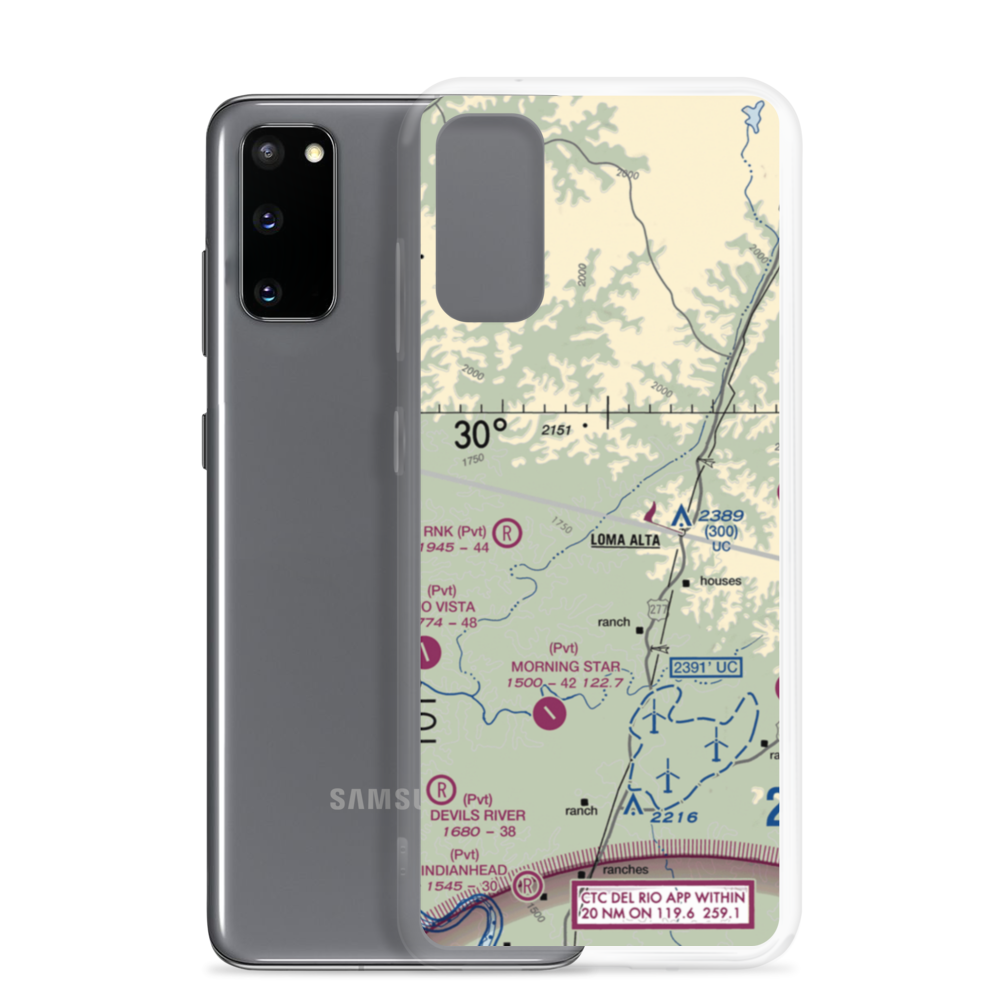 Flying D Ranch Airport (TA29) VFR Sectional Samsung Case Samsung Galaxy S20 model shown