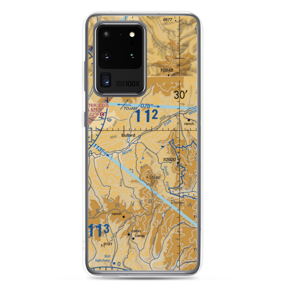 Flying Dog Ranch Airstrip (41CO) VFR Sectional Samsung Case Samsung Galaxy S20 Ultra model shown