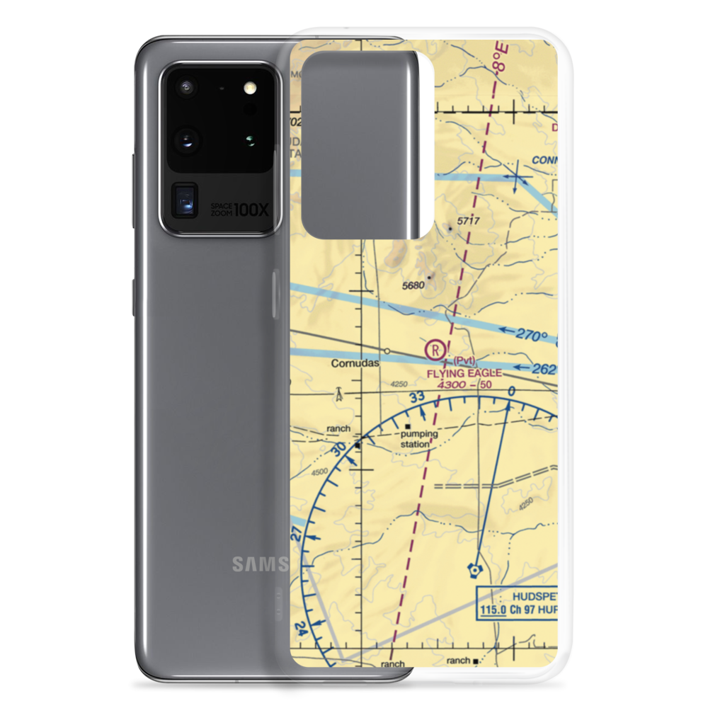 Flying Eagle Ranch Airport (65TX) VFR Sectional Samsung Case Samsung Galaxy S20 Ultra model shown