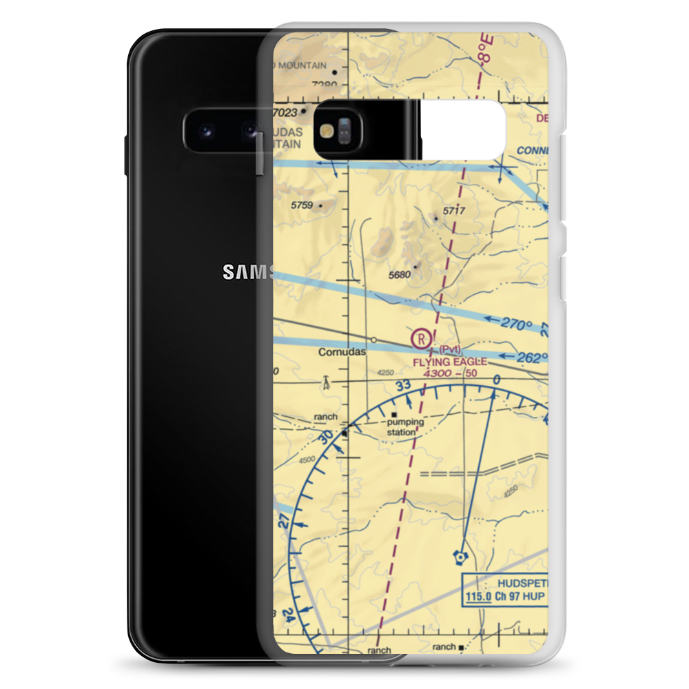 Flying Eagle Ranch Airport (65TX) VFR Sectional Samsung Case Samsung Galaxy S10+ model shown