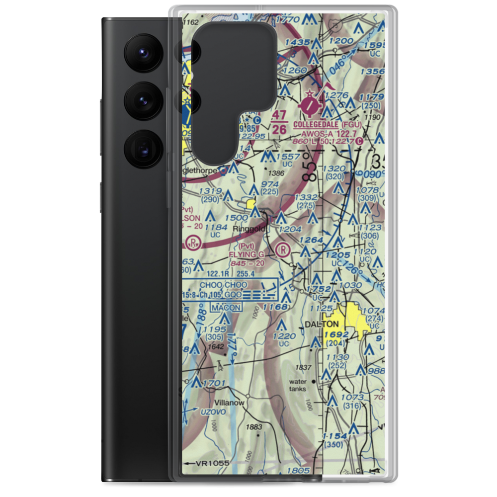 Flying G Ranch Airport (86GA) VFR Sectional Samsung Case Samsung Galaxy S22 Ultra model shown