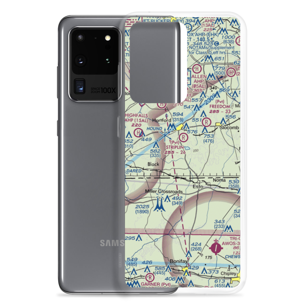 Flying H Ranch Airport (3AL1) VFR Sectional Samsung Case Samsung Galaxy S20 Ultra model shown