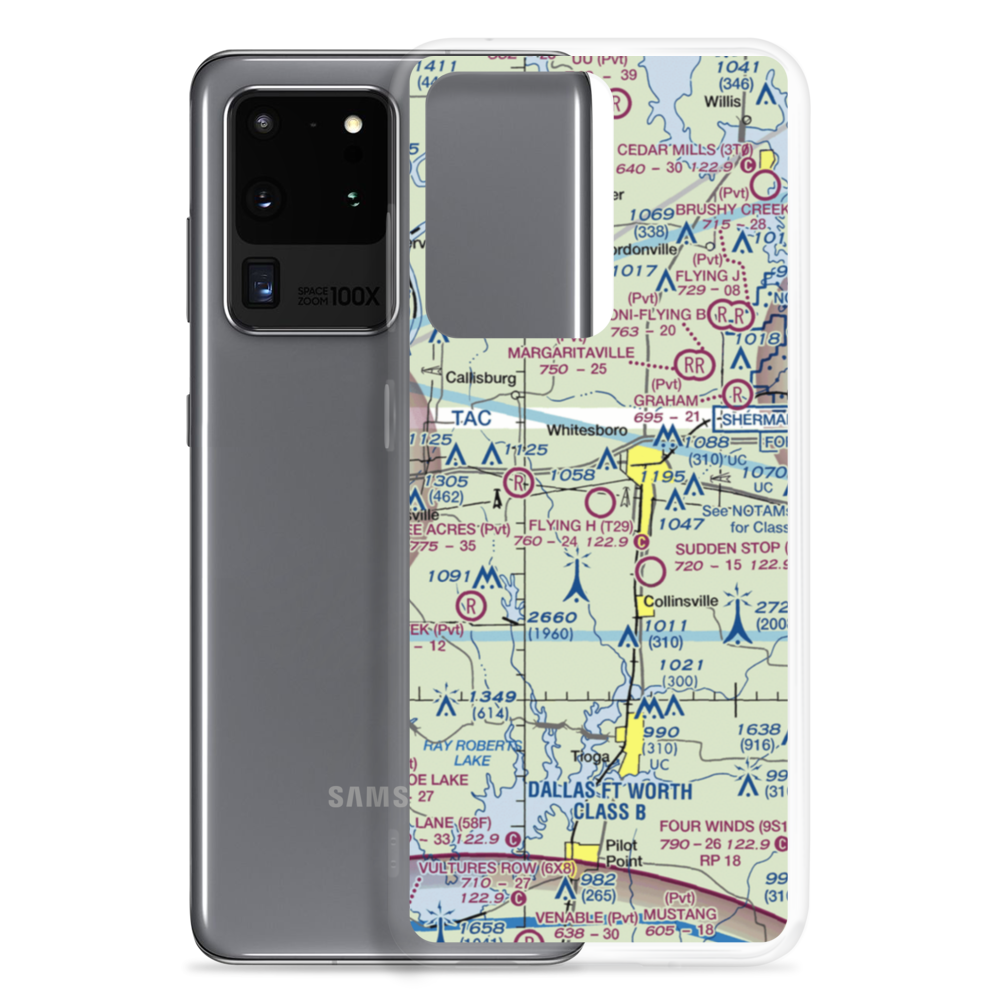 Flying H Ranch Airport (T29) VFR Sectional Samsung Case Samsung Galaxy S20 Ultra model shown