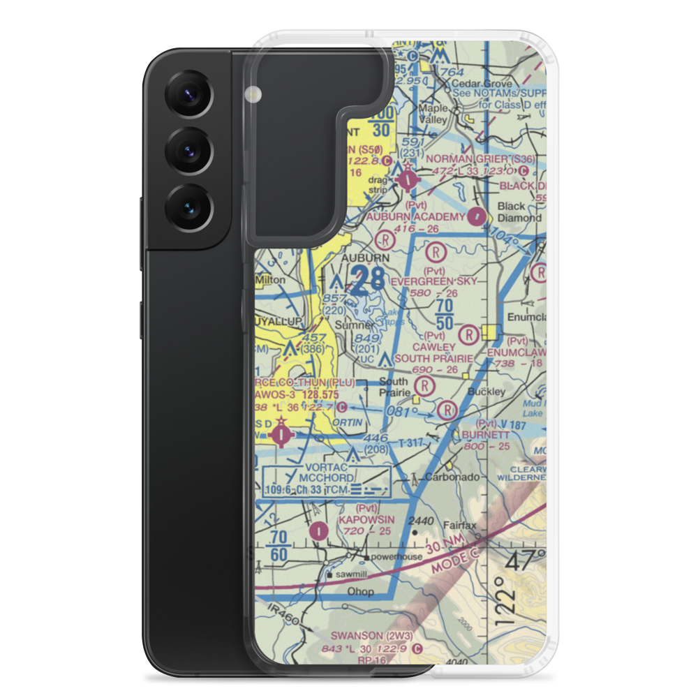 Flying H Ranch Airport (WN42) VFR Sectional Samsung Case Samsung Galaxy S22 Plus model shown