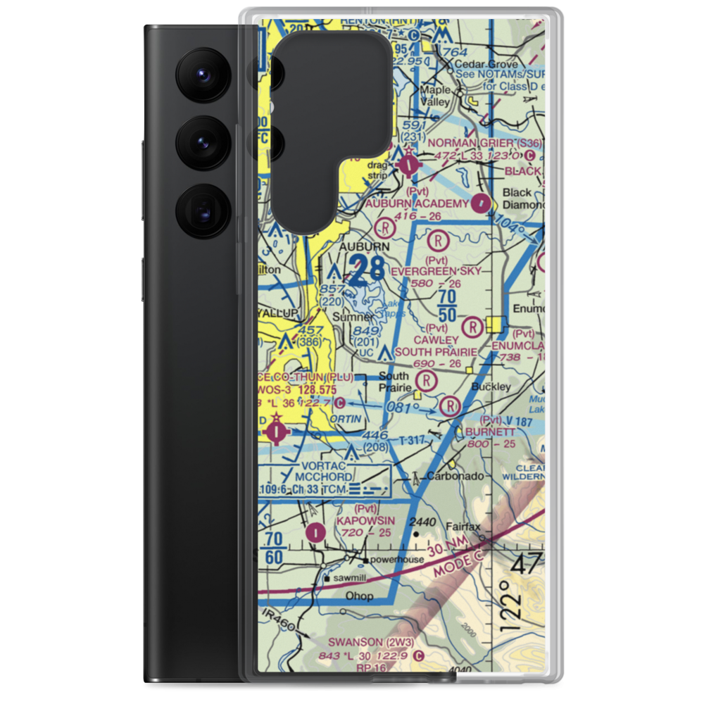 Flying H Ranch Airport (WN42) VFR Sectional Samsung Case Samsung Galaxy S22 Ultra model shown