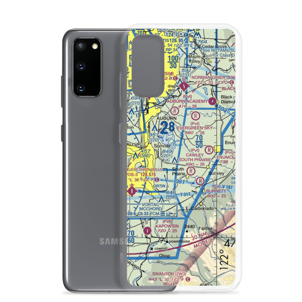 Flying H Ranch Airport (WN42) VFR Sectional Samsung Case Samsung Galaxy S20 model shown