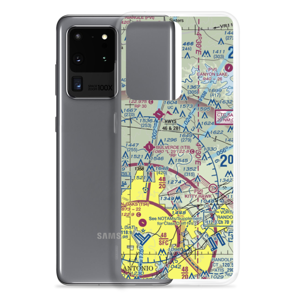 Flying J Airport (86TX) VFR Sectional Samsung Case Samsung Galaxy S20 Ultra model shown