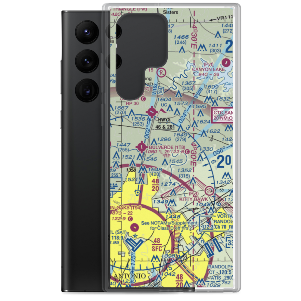 Flying J Airport (86TX) VFR Sectional Samsung Case Samsung Galaxy S22 Ultra model shown