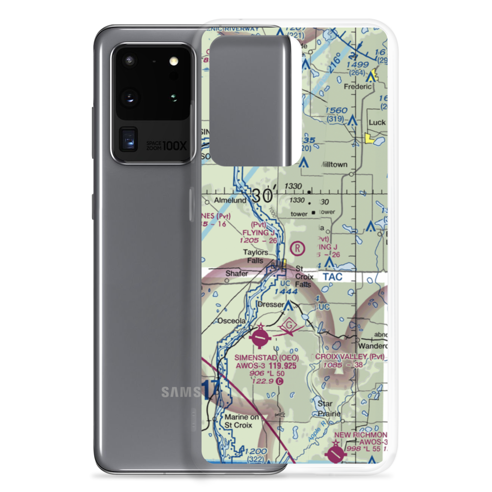 Flying J Airport (WS71) VFR Sectional Samsung Case Samsung Galaxy S20 Ultra model shown