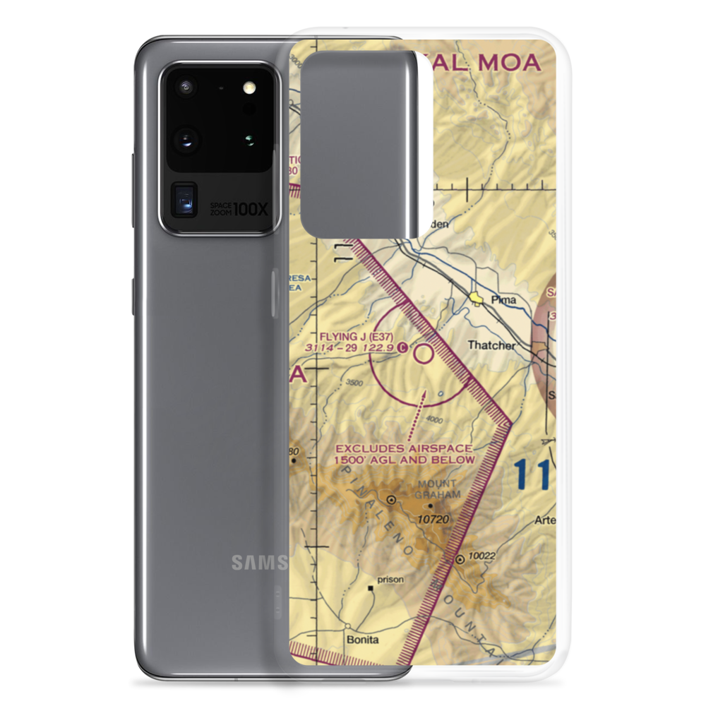 Flying J Ranch Airport (E37) VFR Sectional Samsung Case Samsung Galaxy S20 Ultra model shown