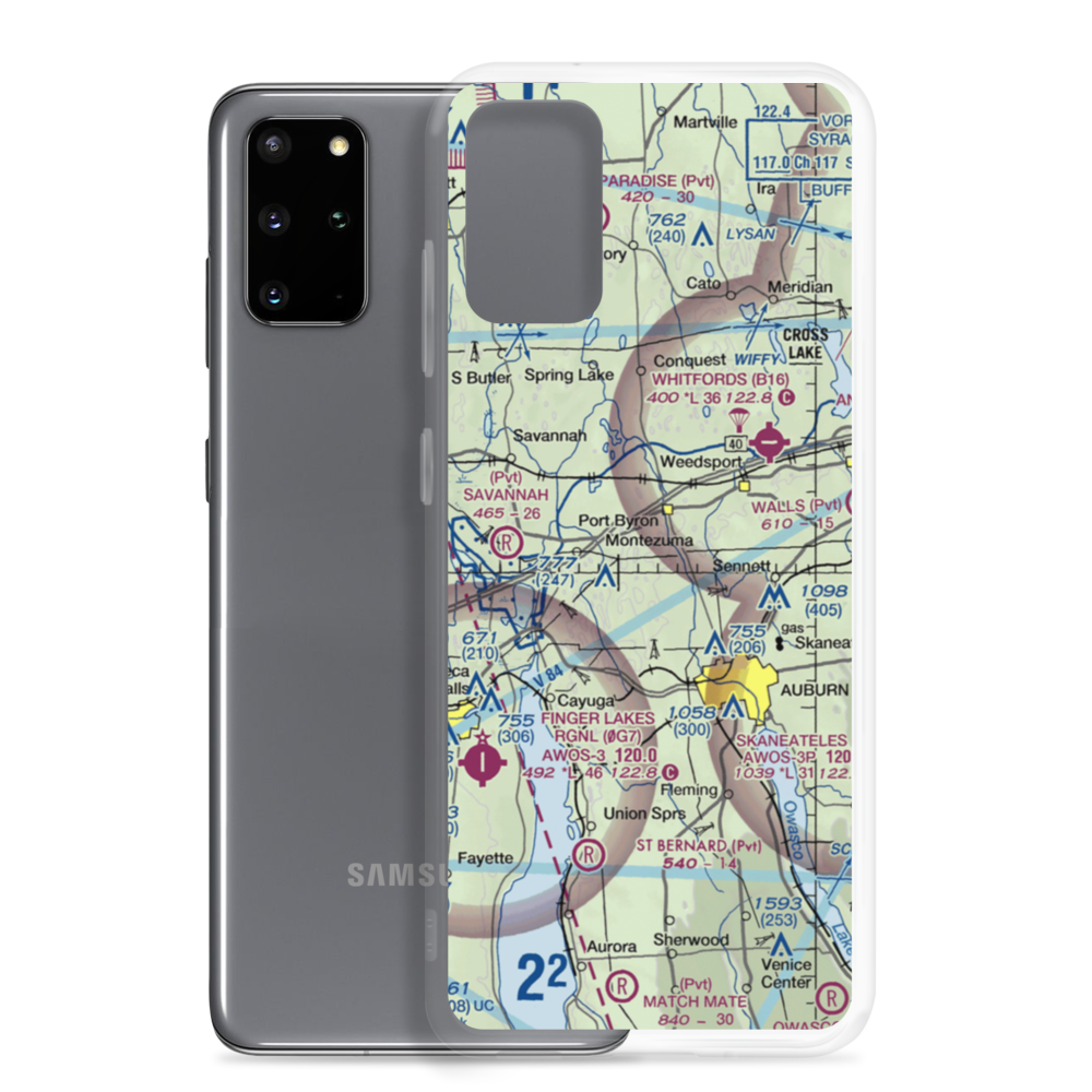 Flying K Airport (6NK8) VFR Sectional Samsung Case Samsung Galaxy S20 Plus model shown