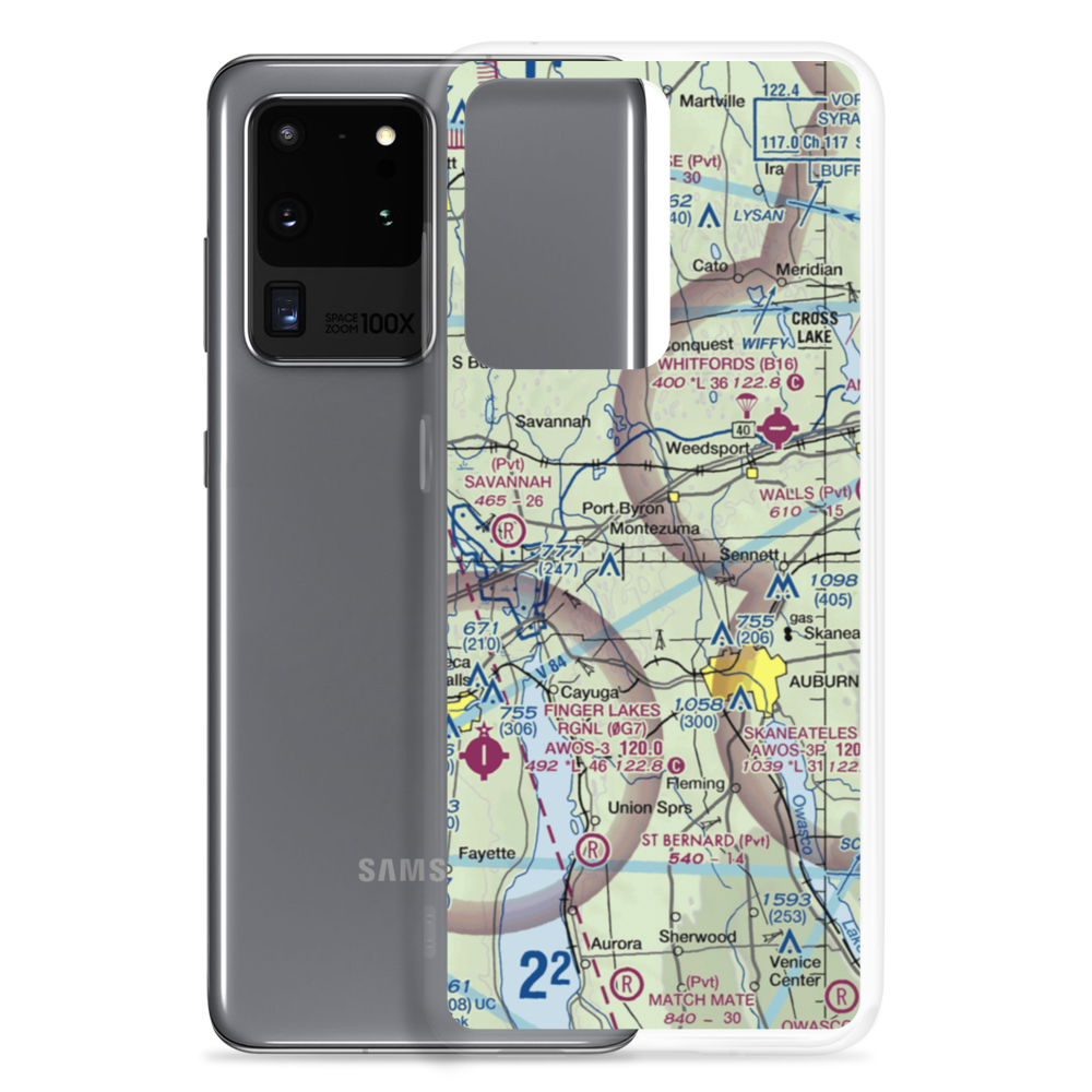 Flying K Airport (6NK8) VFR Sectional Samsung Case Samsung Galaxy S20 Ultra model shown