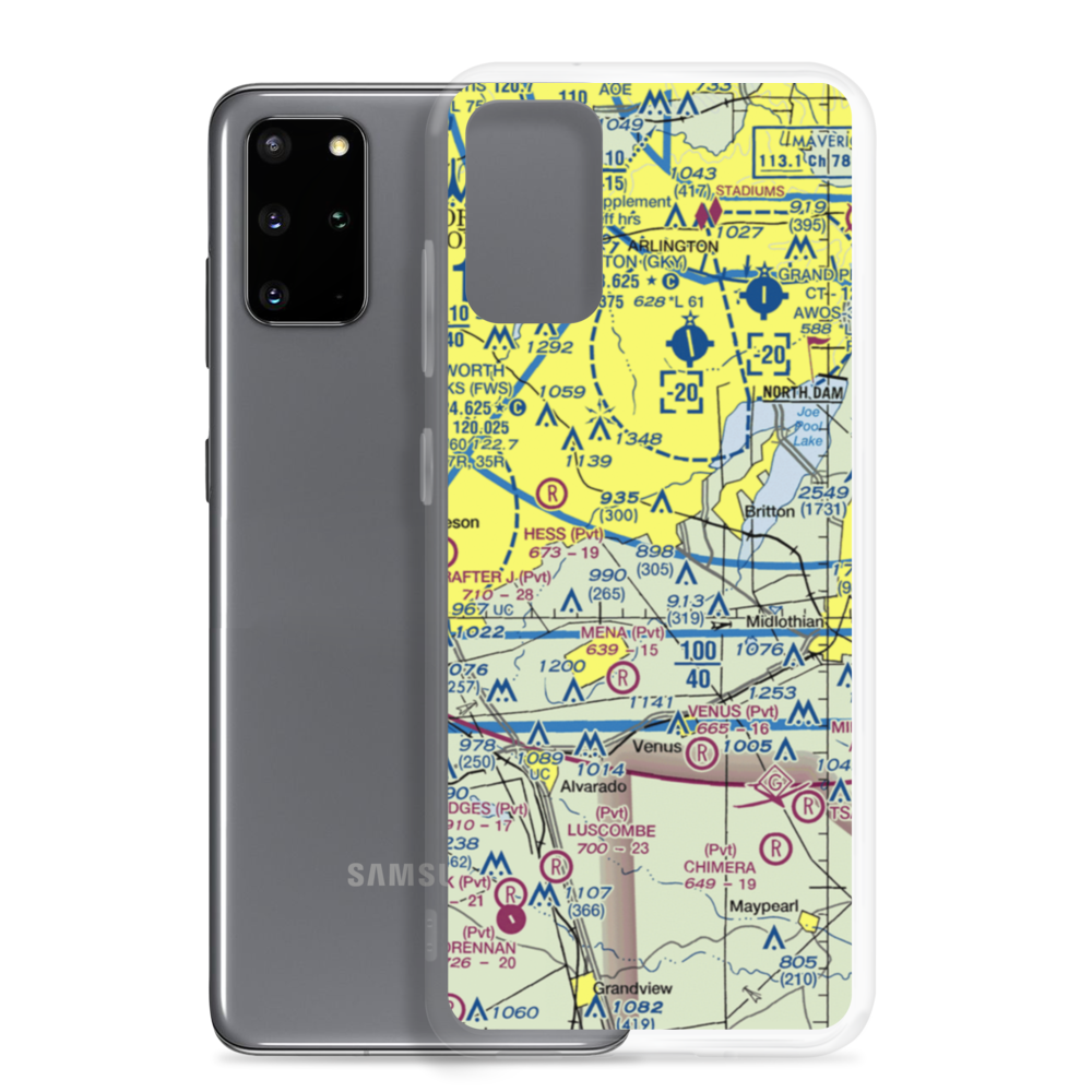 Flying L Airpark (6TX7) VFR Sectional Samsung Case Samsung Galaxy S20 Plus model shown