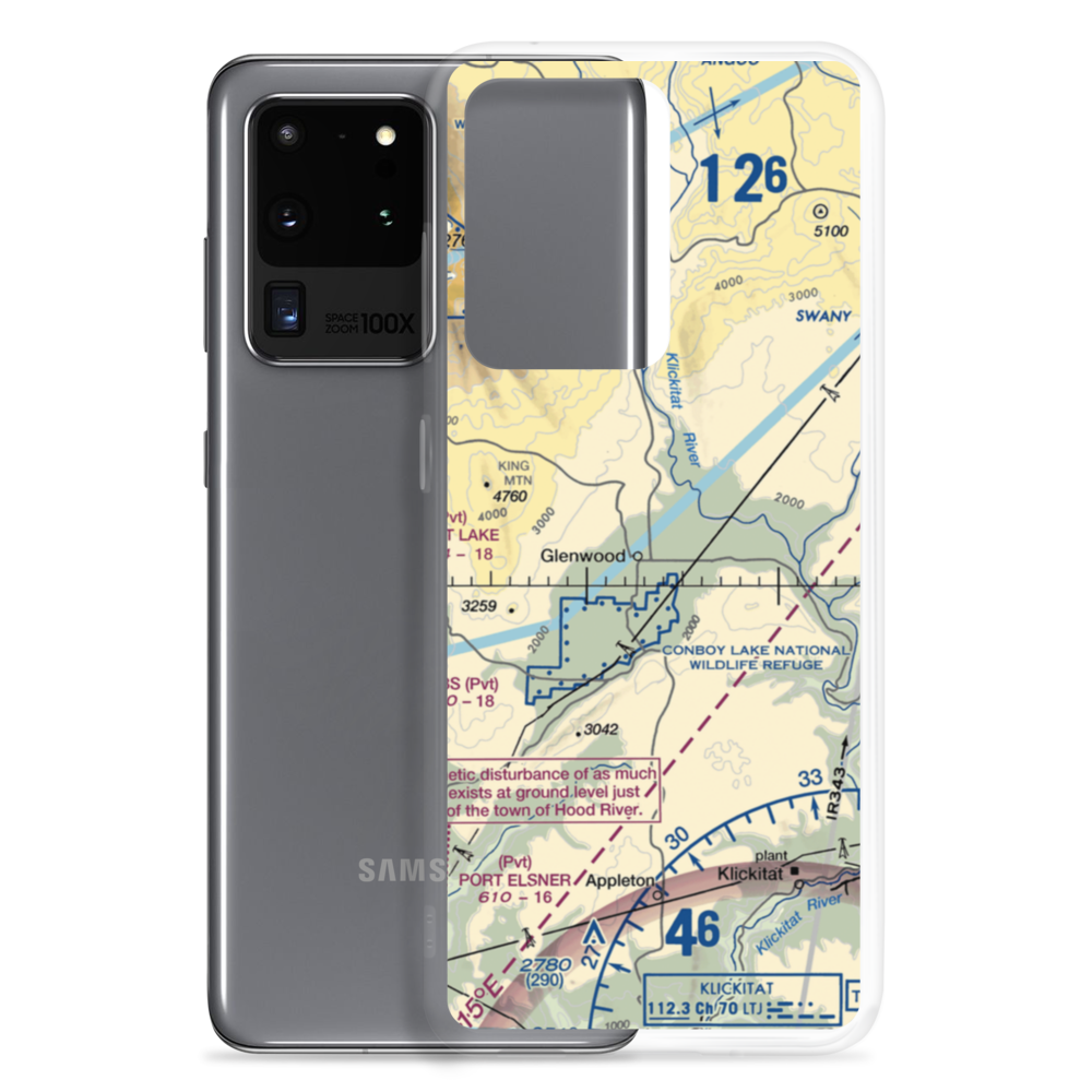 Flying L Airport (10WA) VFR Sectional Samsung Case Samsung Galaxy S20 Ultra model shown