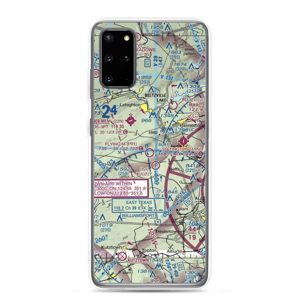 Flying M Aerodrome (P91) VFR Sectional Samsung Case Samsung Galaxy S20 Plus model shown